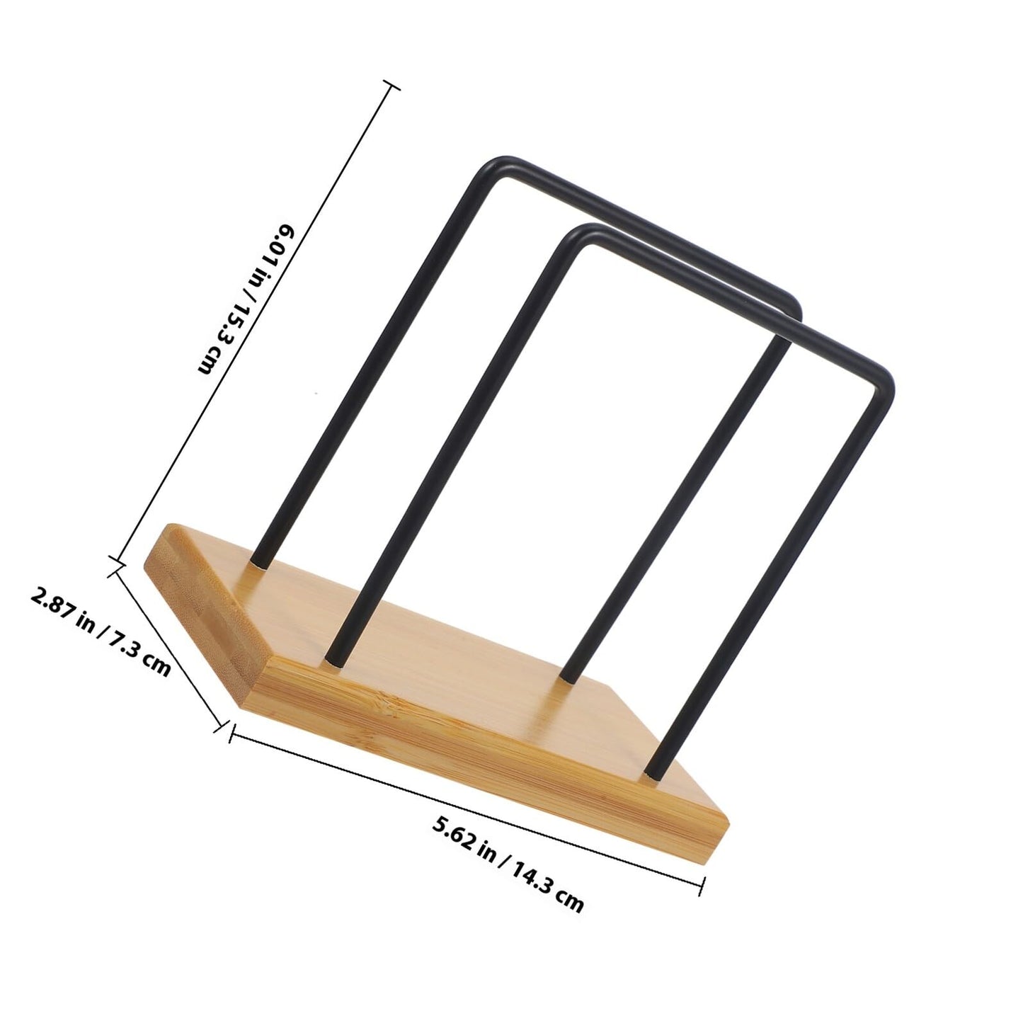 MOBUTOFU Iron Napkin Holder Stand with Base, Rustic Farmhouse Dining Table Napkin Dispenser for Kitchen and Tabletop Paper Tissue Storage