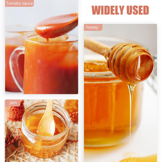 Beaupretty 4pcs 250g Pet Plastic Honey Jars with Lids and Squeeze Spout, Reusable Honey Storage Bottles for Kitchen and Dining Syrup, Jam, and Condiment Dispenser